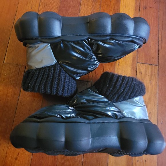 Black Bubble Shoes/Winter Bootie - EU40 US 8.5-9 - Picture 6 of 8